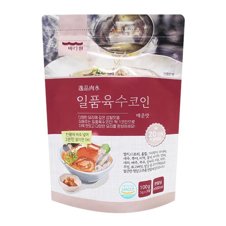 일품육수코인 매운맛 100g (5gx20개)